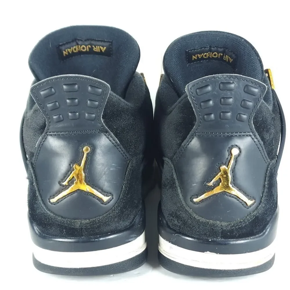 Nike Air Jordan Men’s Retro 4 Royalty 2016 US10,5 Suede Black Athletic Sneakers